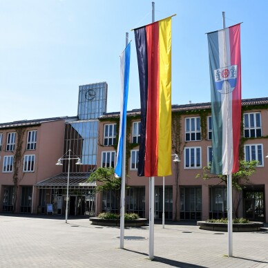 Rathaus Beflaggung