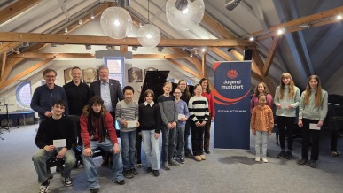 Preisträgerfoto Regionalwettbewerb Musikschule Garching