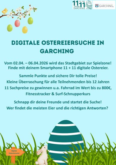 Plakat Ostereiersuche 1111 