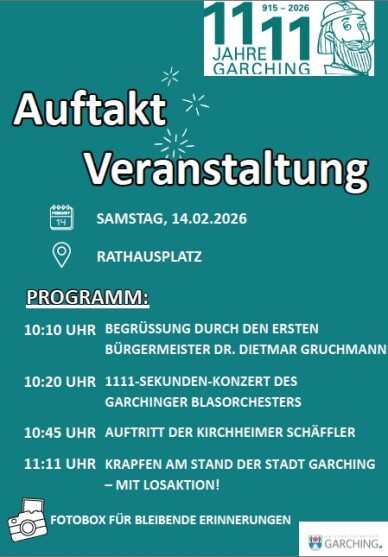 Plakat Auftakt-VA 1111 14.02.2026