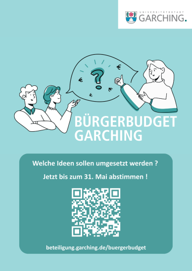 Bügerbudget Flyer Abstimmung