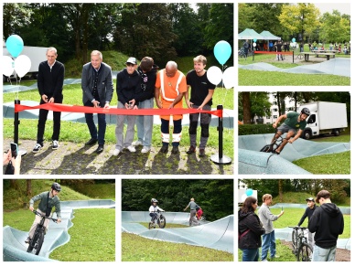 Eröffnung Pumptrack Collage