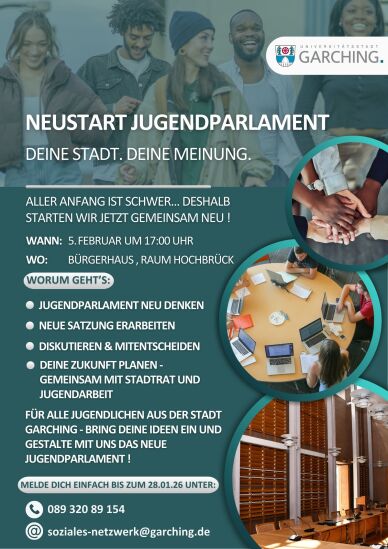 Jugendparlament Flyer