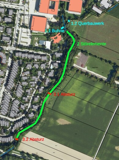 Lageplan Renaturierung Lageplan Renaturierung