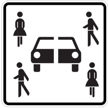 Carsharing Schild